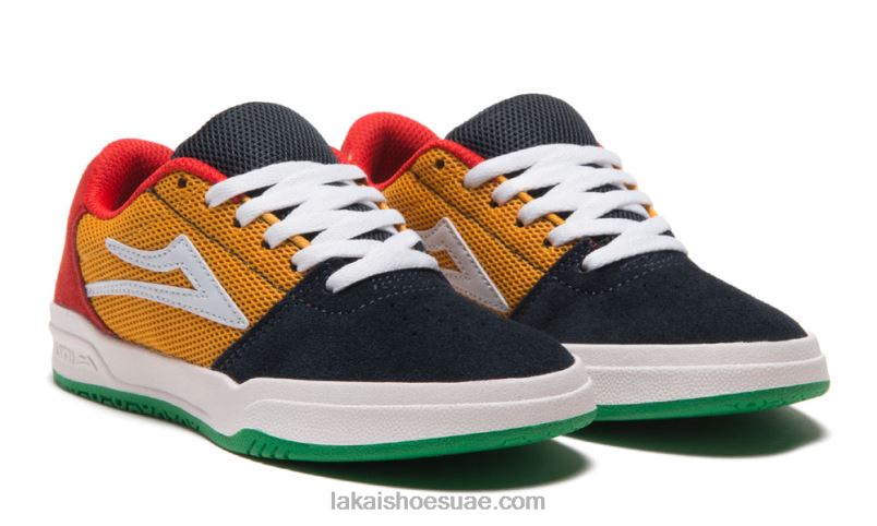 Lakai 0LF8J116برايتون كيدز متعددة الجلد المدبوغ