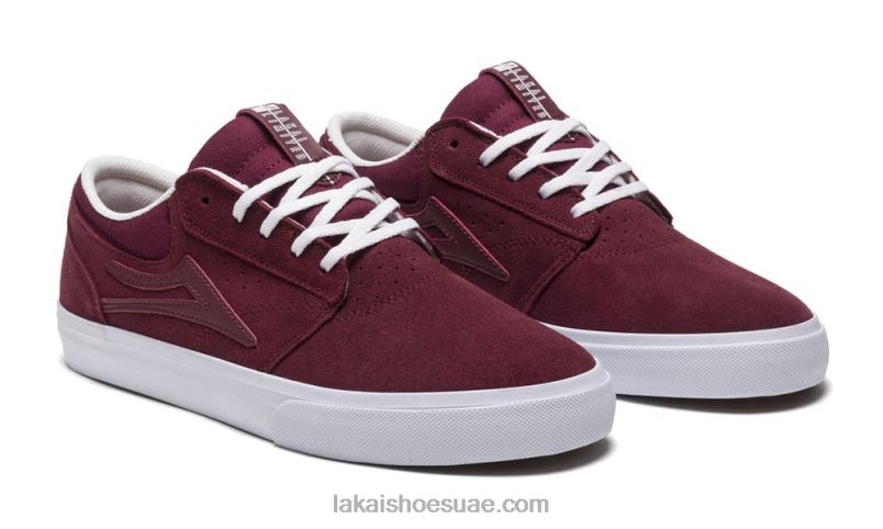 Lakai 0LF8J13غريفين جلد الغزال بورجوندي