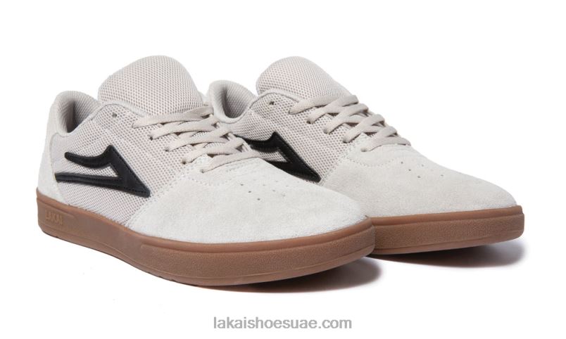 Lakai 0LF8J134برايتون أبيض / جلد سويدي
