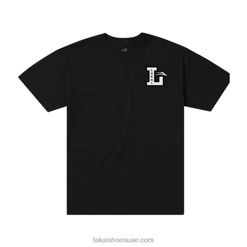 Lakai 0LF8J158تي شيرت ليترمان أسود