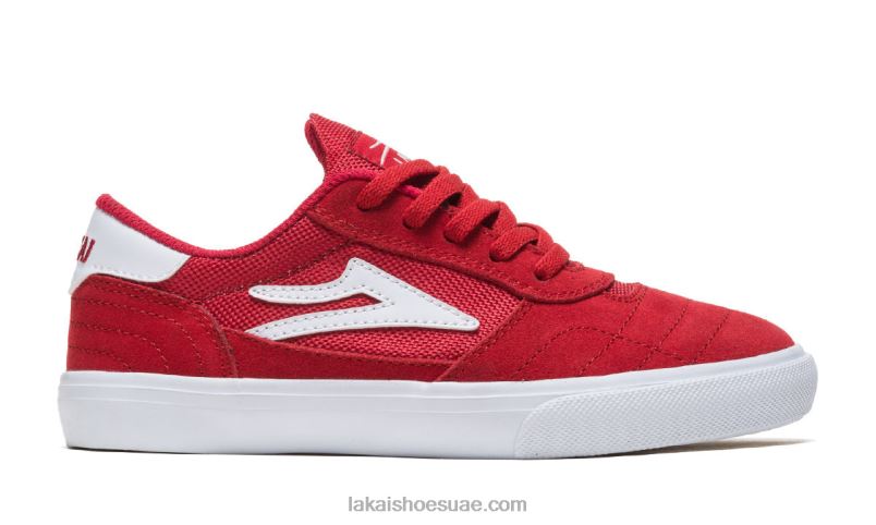 Lakai 0LF8J178أحذية أطفال كامبردج للتزلج أحمر
