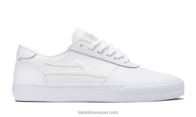 Lakai 0LF8J288أحذية تزلج جلدية مانشستر أبيض