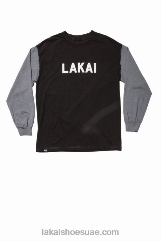Lakai 0LF8J324سلون مصبوغ l / s نقطة الإنطلاق أسود
