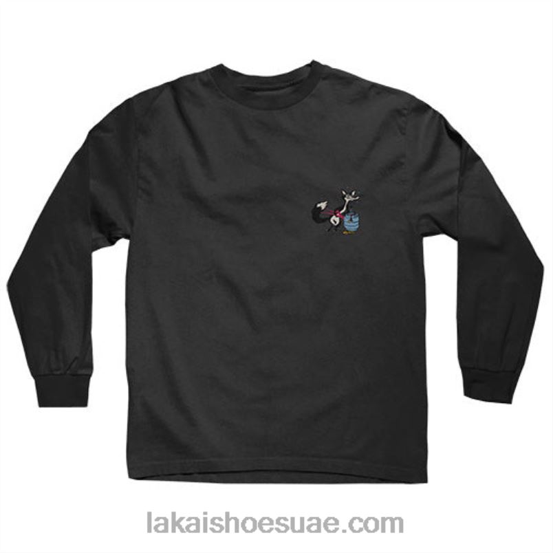 Lakai 0LF8J327آخر مكالمة l / s tee أسود