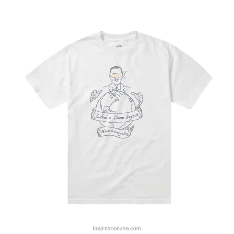 Lakai 0LF8J339domsayers كورب العالم المحملة أبيض