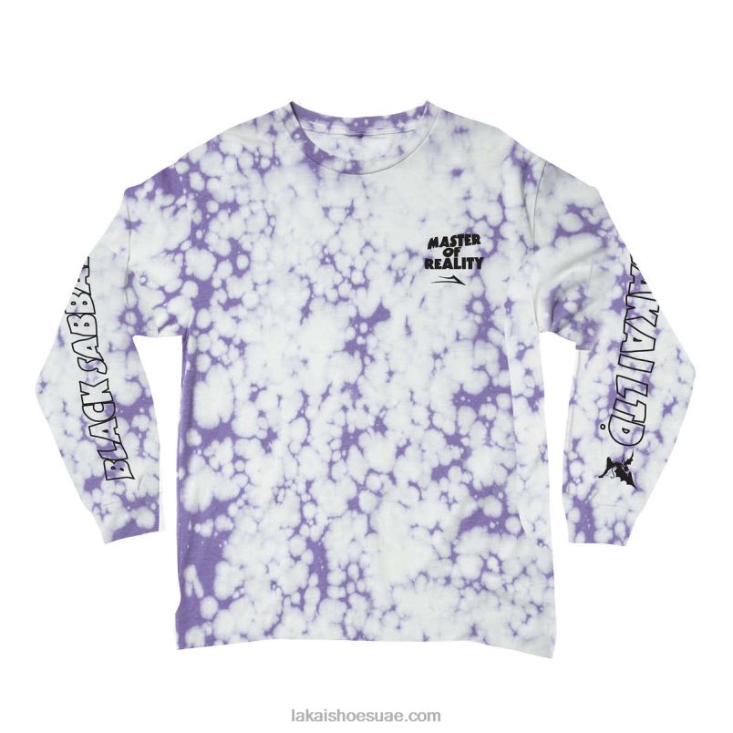 Lakai 0LF8J346السبت سيد الواقع ls tee غسل الكريستال أبيض