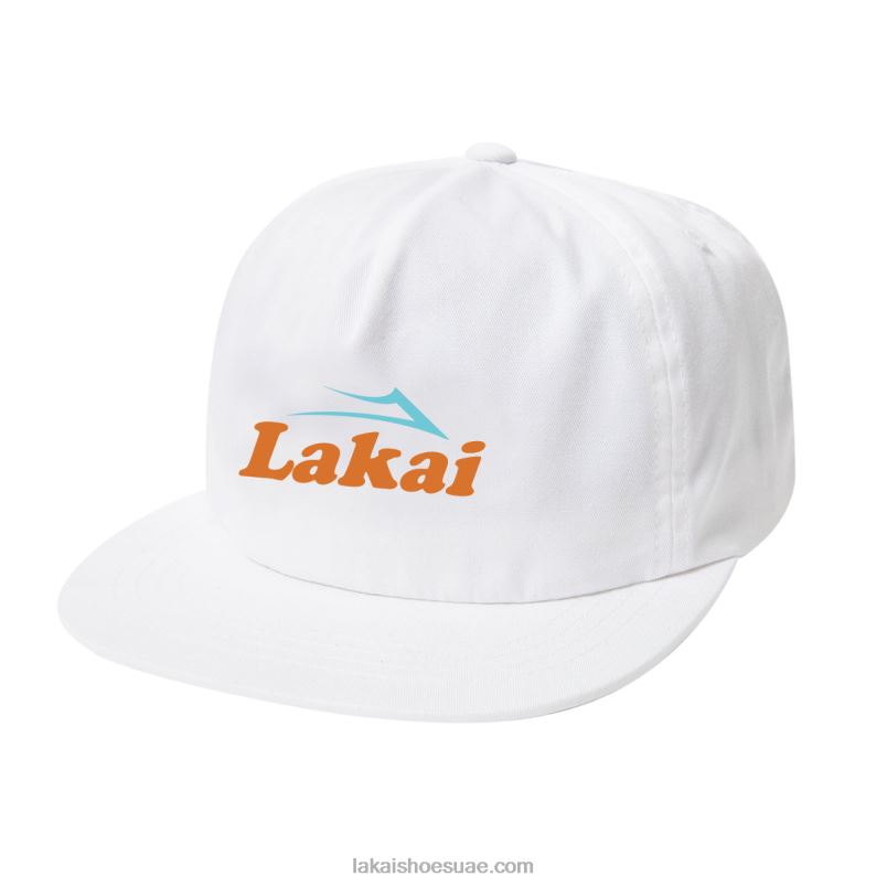Lakai 0LF8J370قبعة غير مهيكلة روب ويلز أبيض