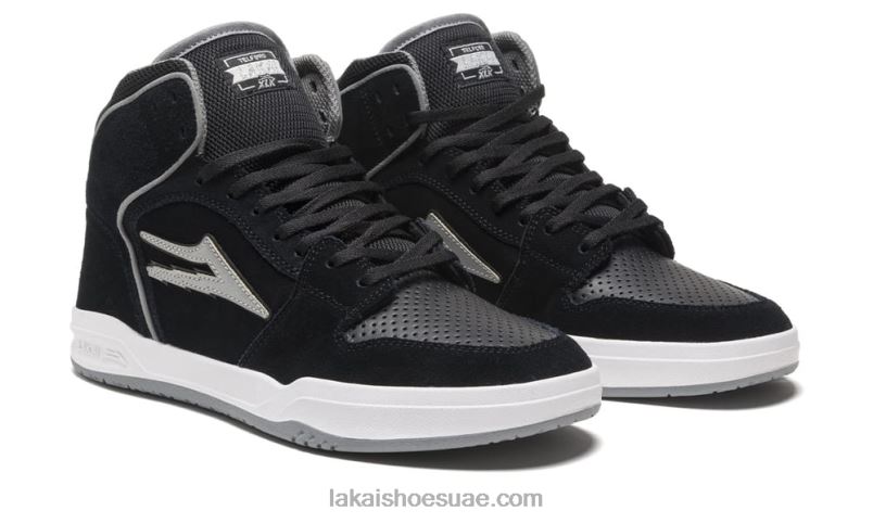 Lakai 0LF8J58تيلفورد أسود / جلد سويدي عاكس