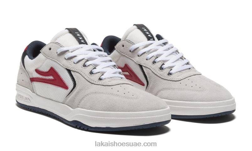 Lakai 0LF8J81الأطلسي أبيض / أزرق داكن من جلد الغزال