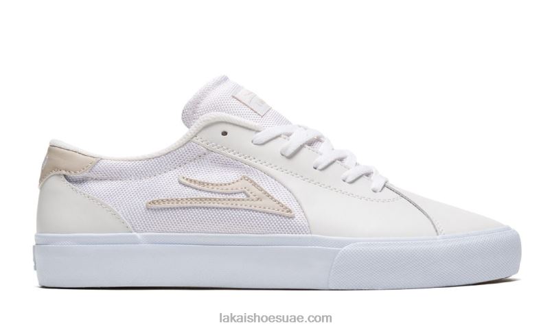 Lakai 0LF8J241حذاء Flaco 2 للتزلج الجلدي أبيض