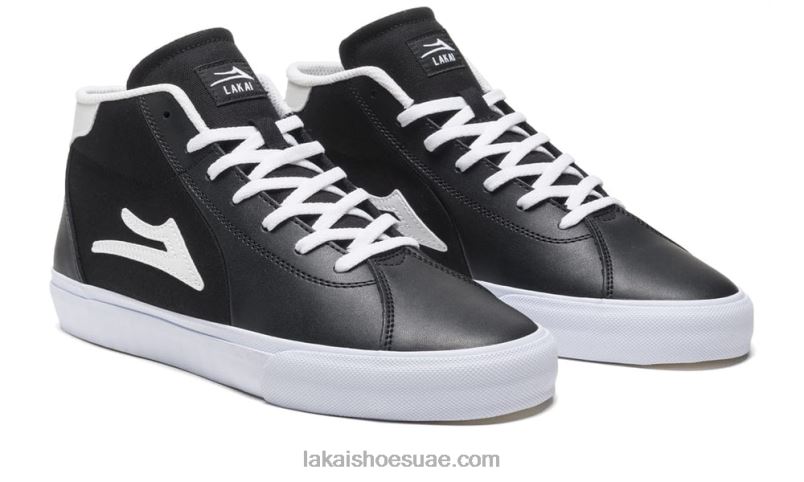 Lakai 0LF8J30فلاكو 2 ميد جلد أسود / أبيض