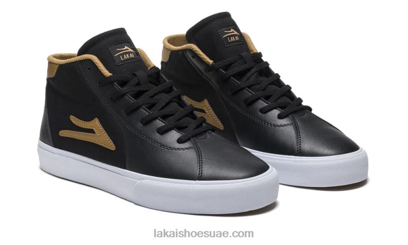 Lakai 0LF8J32فلاكو 2 ميد جلد أسود / تبغ